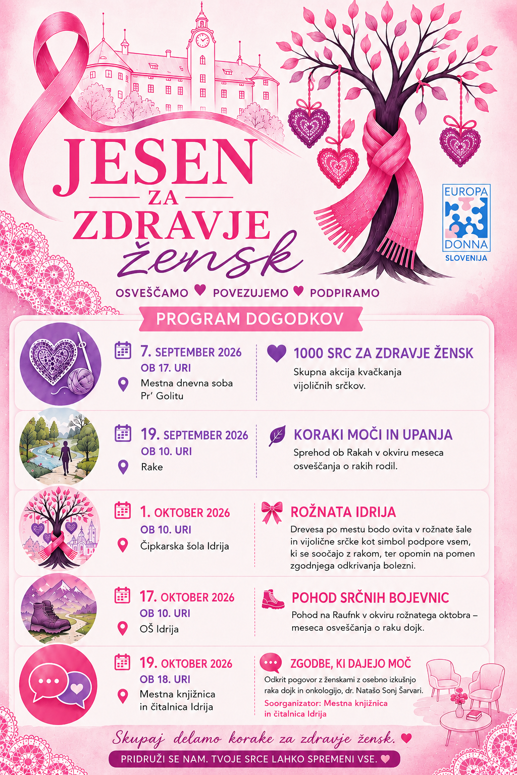 Jesen za zdravje žensk v Idriji